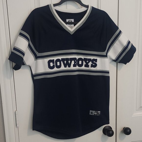 Dallas Cowboys NFL Team Apparel Jersey Shirt - Woman's Size S - Picture 1 of 6